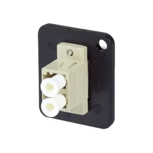Fibre Systems | LC Multimode DX, OM1, Beige Fibre Optic Adapter