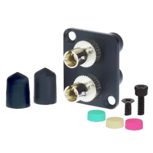 ST Multimode Duplex OM1/3/4 Metal Adapter, Zirconia Sleeve