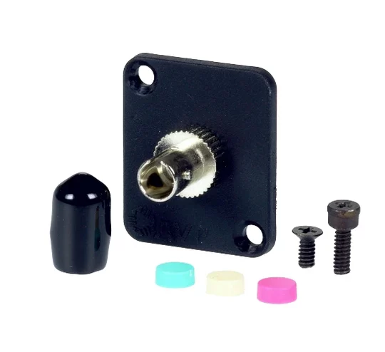 Fibre Systems | ST Multimode Simplex OM1/3/4 Metal Adapter, Zirconia Sleeve ST Multimode Simplex OM1/3/4 Metal Adapter, Zirconia Sleeve