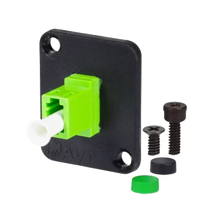 Fibre Systems | LC/APC Singlemode Simplex Green Fibre Optic Adapter LC/APC Singlemode Simplex Green Fibre Optic Adapter