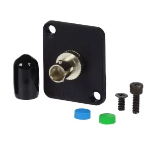 ST Singlemode Simplex Metal Adapter, Zirconia Sleeve