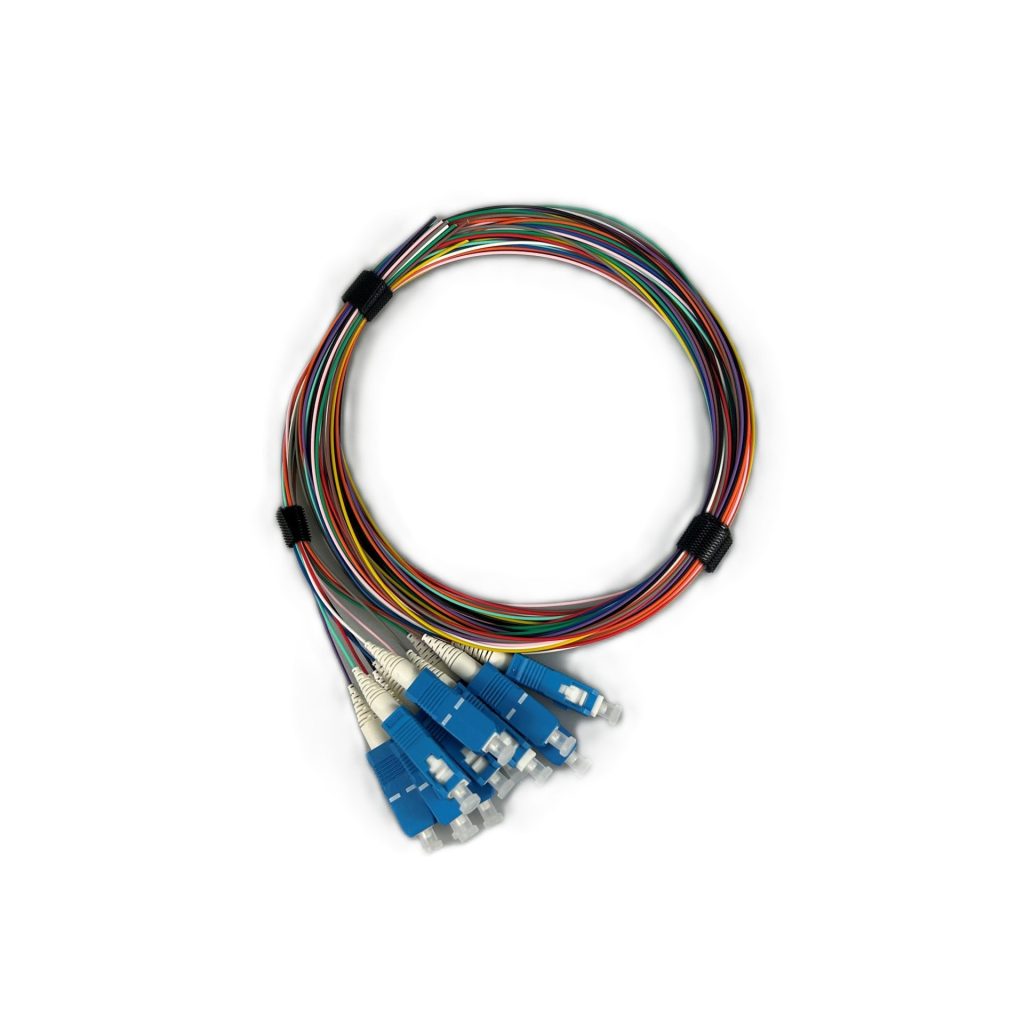 Pigtail SC 2M SM 657.A1 900um 12 colour LSZH - Low Loss