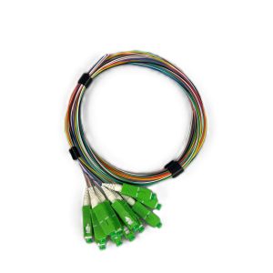 Pigtail SC/APC 2M SM 657.A1 900um 12 colour LSZH - Low Loss