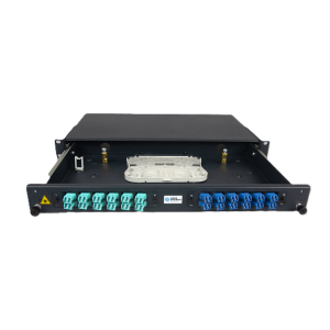 Fibre Systems | 1RU Rackmount Sliding SC – Patch Configuration