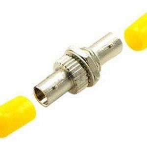 Adapter, ST Simplex, SM Metal, Yelllow Cap