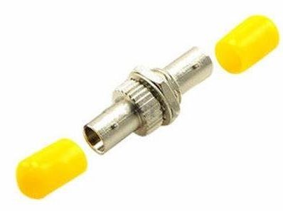 Fibre Systems | Adapter, ST Simplex, SM Metal, Yelllow Cap Adapter, ST Simplex, SM Metal, Yelllow Cap