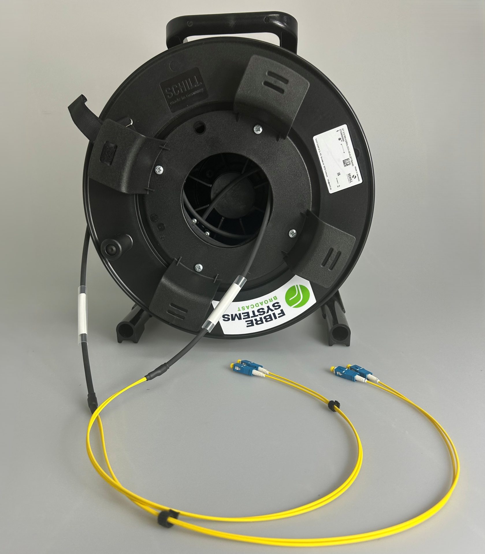 Fibre Systems | 02 Channel Tactical Reel rugged broadcast cabling