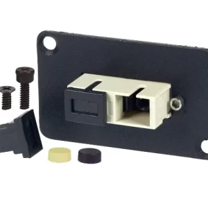 Next Slide SC Multimode Duplex OM1 Beige Adapter, Zirconia Sleeve