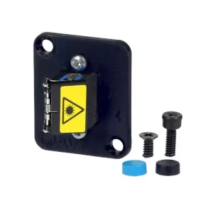 LC Singlemode Duplex Blue Fibre Optic Adapter w/ Shutter