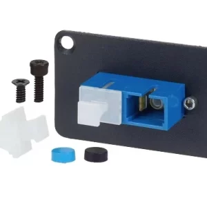 SC Singlemode Duplex Blue Adapter, Zirconia Sleeve
