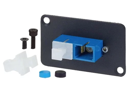 Fibre Systems | SC Singlemode Duplex Blue Adapter, Zirconia Sleeve SC Singlemode Duplex Blue Adapter, Zirconia Sleeve