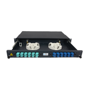 Fibre Systems | 1RU Rackmount Sliding LC – Patch Configuration