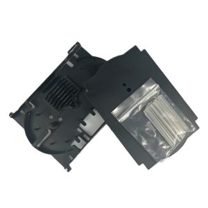 Fibre Systems | Compact DIN Enclosure LC Quad Shuttered 06 / 12 / 24  Port Patch Configuration