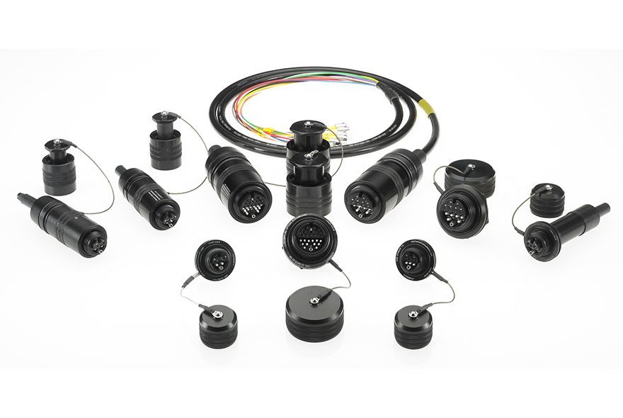 Fibre Systems | EZ-MATE™ Cable Assemblies 04-06 CH EZ-MATE-Black-Anodized-Plugs