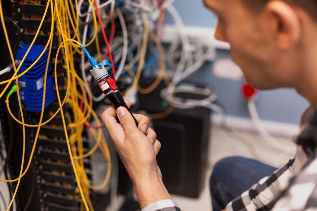 industrial fibre optic cabling