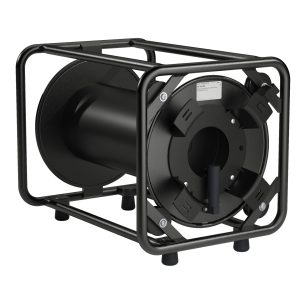 Schill SK 302 Series Cable Reel + Stand With Coiling Flange Large Black